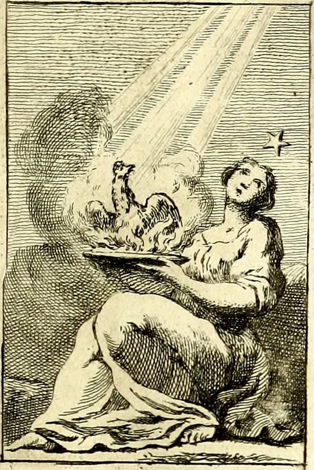An illustration from Iconologie tirée de divers auteurs : ouvrage utile aux gens de lettres, aux poëtes, aux artistes, & généralement à tous les amateurs des beaux arts, 1759, leaf 114