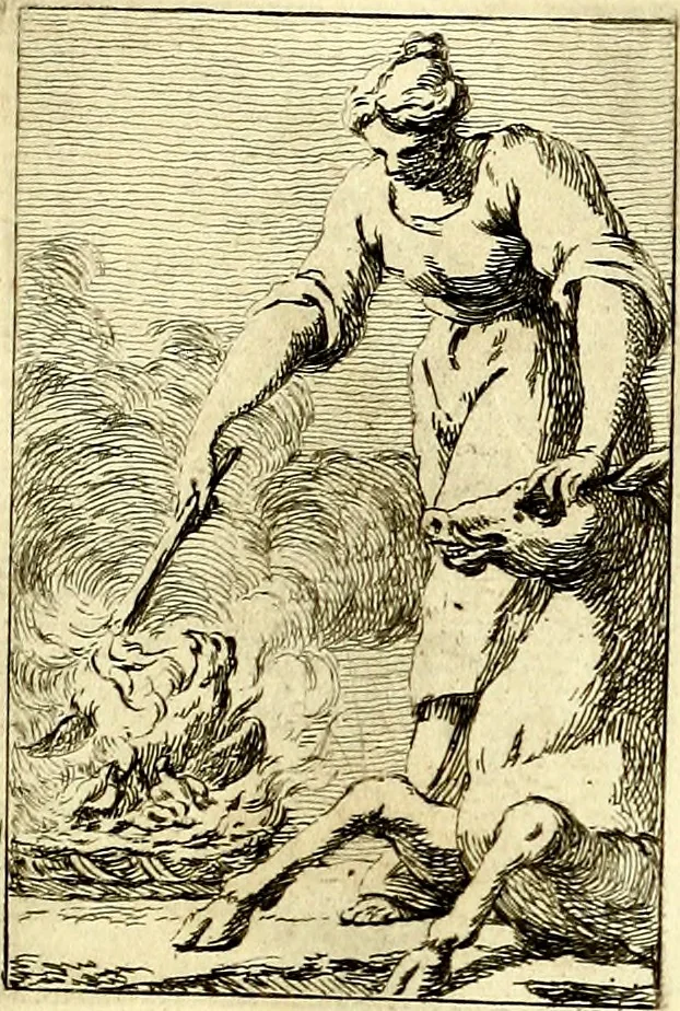 An illustration from Iconologie tirée de divers auteurs : ouvrage utile aux gens de lettres, aux poëtes, aux artistes, & généralement à tous les amateurs des beaux arts, 1759, leaf 116