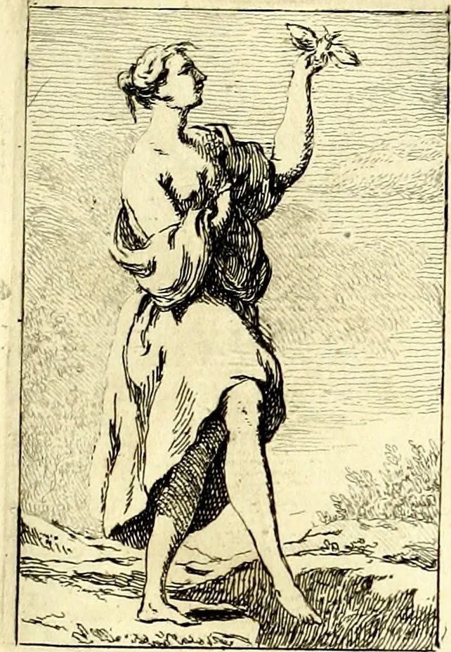 An illustration from Iconologie tirée de divers auteurs : ouvrage utile aux gens de lettres, aux poëtes, aux artistes, & généralement à tous les amateurs des beaux arts, 1759, leaf 120