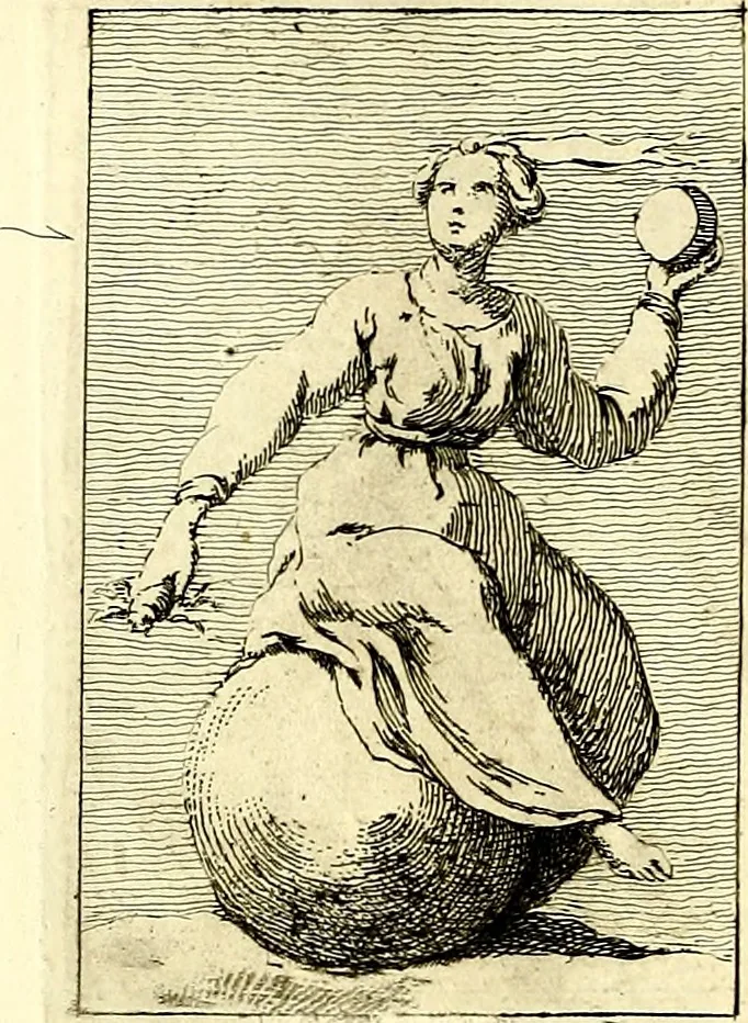 An illustration from Iconologie tirée de divers auteurs : ouvrage utile aux gens de lettres, aux poëtes, aux artistes, & généralement à tous les amateurs des beaux arts, 1759, leaf 121