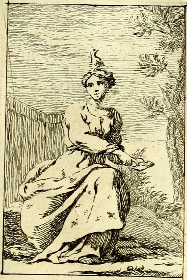 An illustration from Iconologie tirée de divers auteurs : ouvrage utile aux gens de lettres, aux poëtes, aux artistes, & généralement à tous les amateurs des beaux arts, 1759, leaf 122