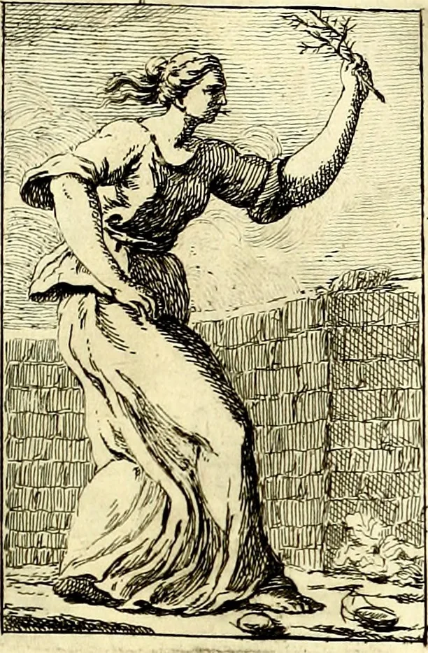 An illustration from Iconologie tirée de divers auteurs : ouvrage utile aux gens de lettres, aux poëtes, aux artistes, & généralement à tous les amateurs des beaux arts, 1759, leaf 132