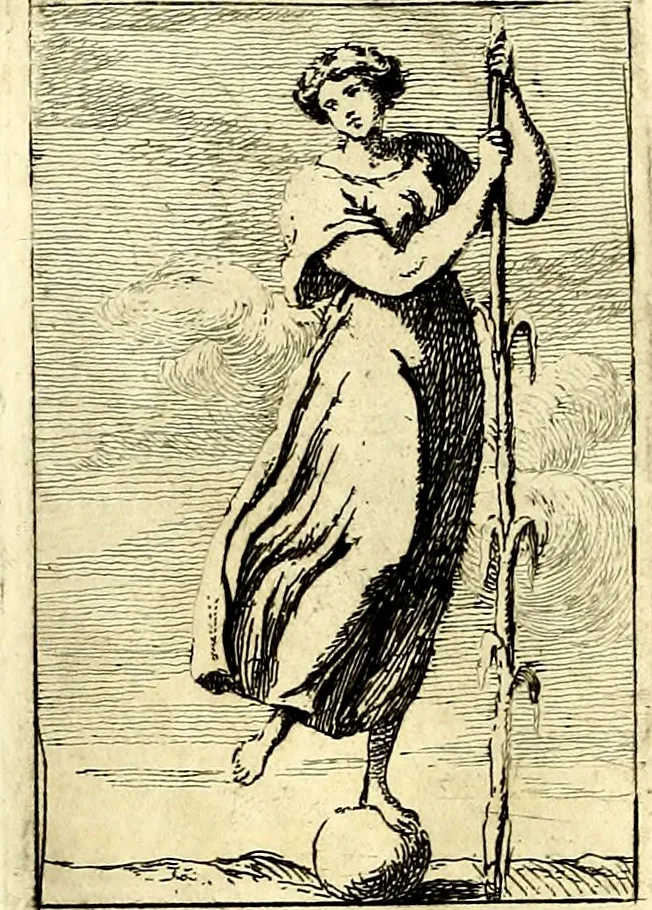 An illustration from Iconologie tirée de divers auteurs : ouvrage utile aux gens de lettres, aux poëtes, aux artistes, & généralement à tous les amateurs des beaux arts, 1759, leaf 137