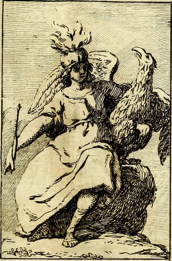 An illustration from Iconologie tirée de divers auteurs : ouvrage utile aux gens de lettres, aux poëtes, aux artistes, & généralement à tous les amateurs des beaux arts, 1759, leaf 140