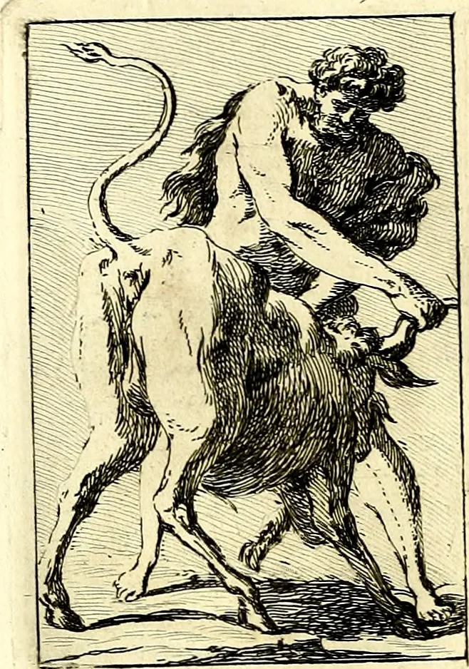 An illustration from Iconologie tirée de divers auteurs : ouvrage utile aux gens de lettres, aux poëtes, aux artistes, & généralement à tous les amateurs des beaux arts, 1759, leaf 143