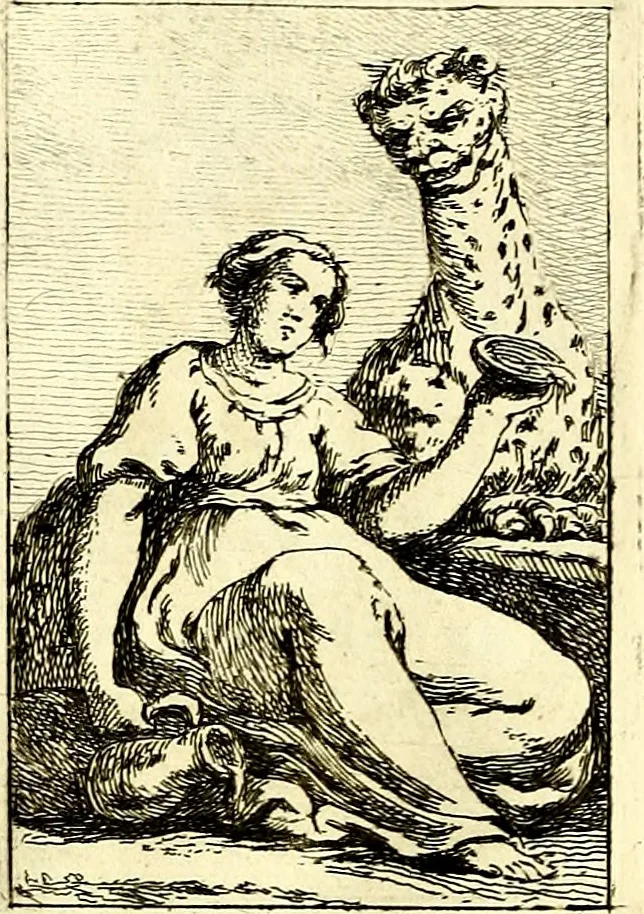 An illustration from Iconologie tirée de divers auteurs : ouvrage utile aux gens de lettres, aux poëtes, aux artistes, & généralement à tous les amateurs des beaux arts, 1759, leaf 147