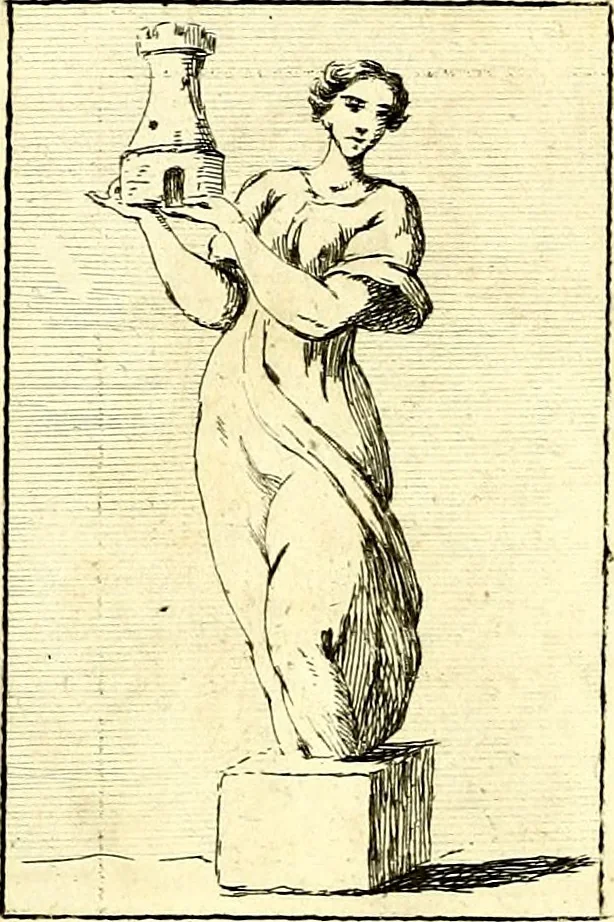 An illustration from Iconologie tirée de divers auteurs : ouvrage utile aux gens de lettres, aux poëtes, aux artistes, & généralement à tous les amateurs des beaux arts, 1759, leaf 15