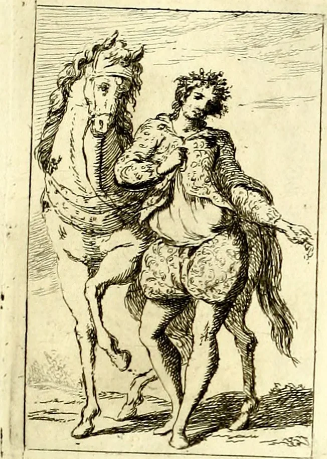 An illustration from Iconologie tirée de divers auteurs : ouvrage utile aux gens de lettres, aux poëtes, aux artistes, & généralement à tous les amateurs des beaux arts, 1759, leaf 150