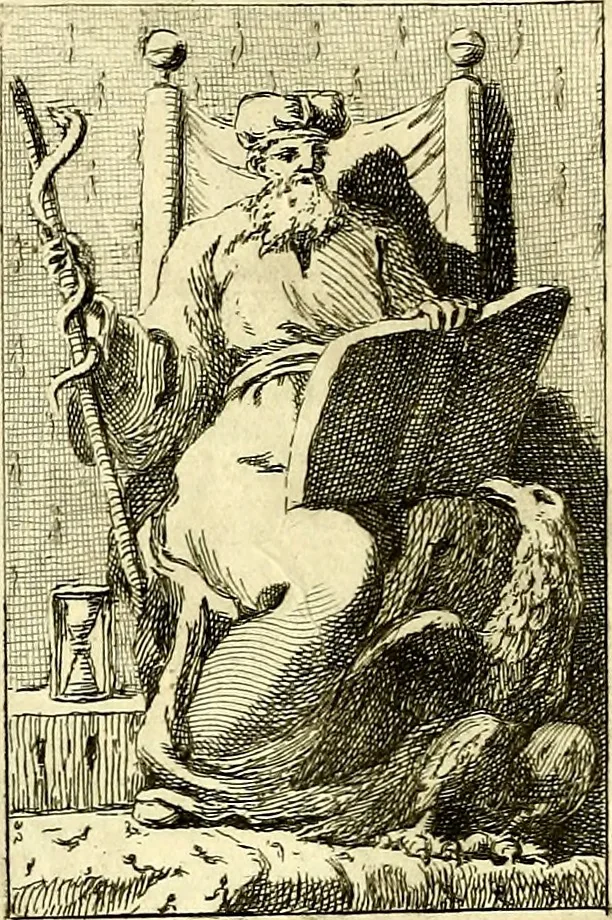 An illustration from Iconologie tirée de divers auteurs : ouvrage utile aux gens de lettres, aux poëtes, aux artistes, & généralement à tous les amateurs des beaux arts, 1759, leaf 153