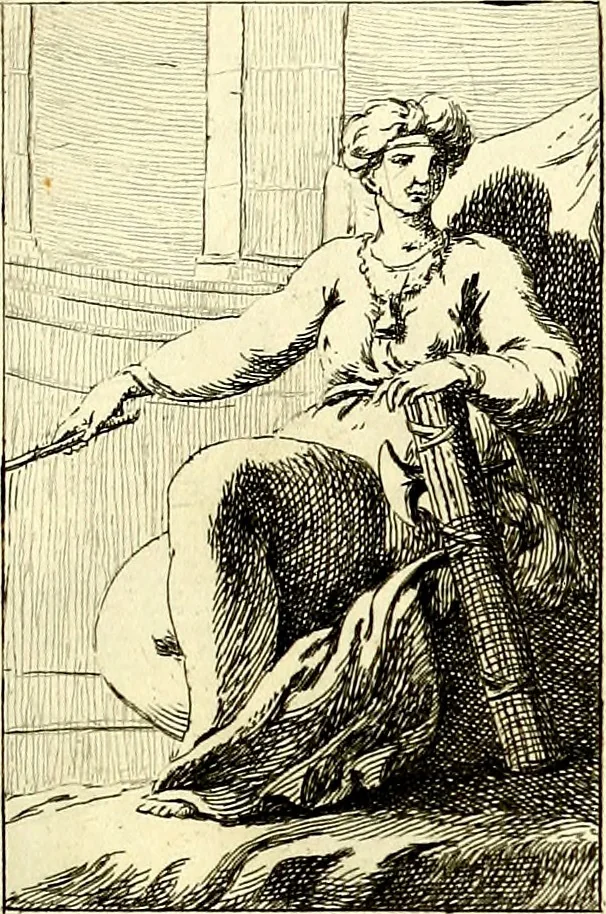 An illustration from Iconologie tirée de divers auteurs : ouvrage utile aux gens de lettres, aux poëtes, aux artistes, & généralement à tous les amateurs des beaux arts, 1759, leaf 156