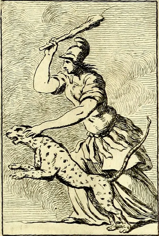 An illustration from Iconologie tirée de divers auteurs : ouvrage utile aux gens de lettres, aux poëtes, aux artistes, & généralement à tous les amateurs des beaux arts, 1759, leaf 16