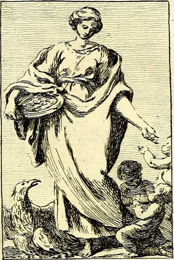An illustration from Iconologie tirée de divers auteurs : ouvrage utile aux gens de lettres, aux poëtes, aux artistes, & généralement à tous les amateurs des beaux arts, 1759, leaf 161