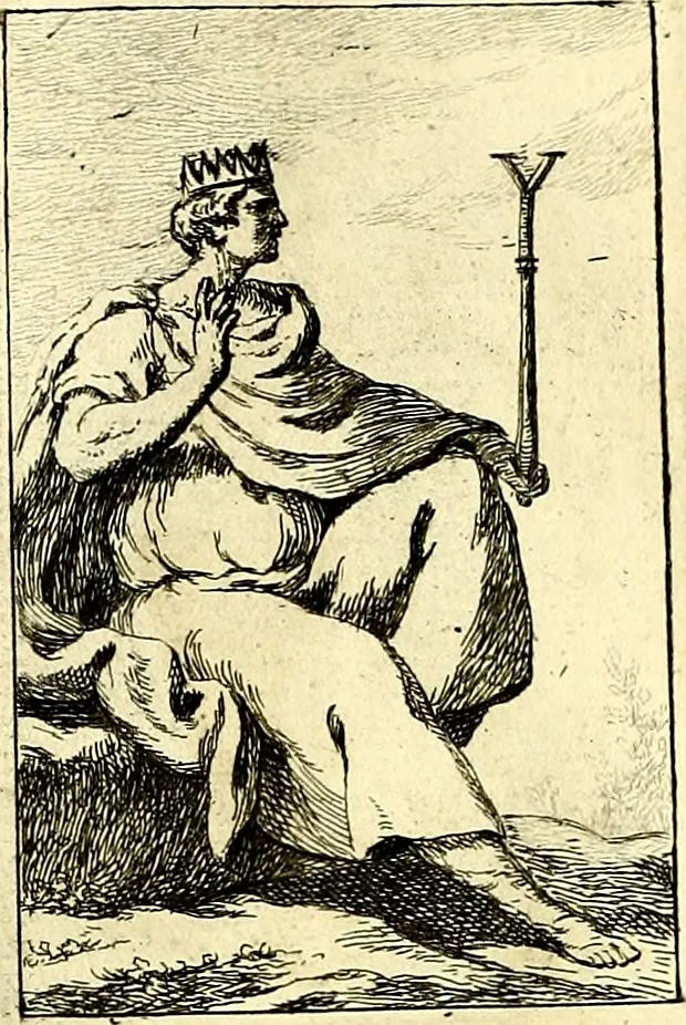 An illustration from Iconologie tirée de divers auteurs : ouvrage utile aux gens de lettres, aux poëtes, aux artistes, & généralement à tous les amateurs des beaux arts, 1759, leaf 163