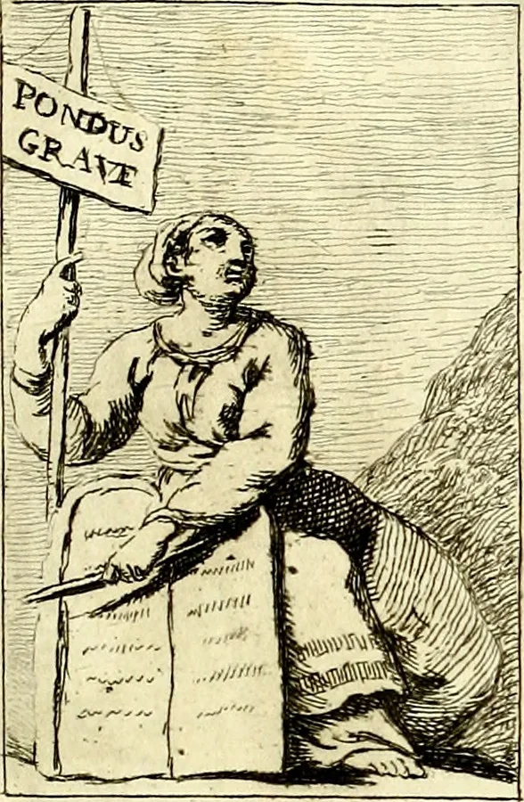 An illustration from Iconologie tirée de divers auteurs : ouvrage utile aux gens de lettres, aux poëtes, aux artistes, & généralement à tous les amateurs des beaux arts, 1759, leaf 168