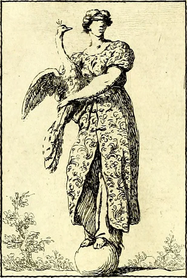 An illustration from Iconologie tirée de divers auteurs : ouvrage utile aux gens de lettres, aux poëtes, aux artistes, & généralement à tous les amateurs des beaux arts, 1759, leaf 17
