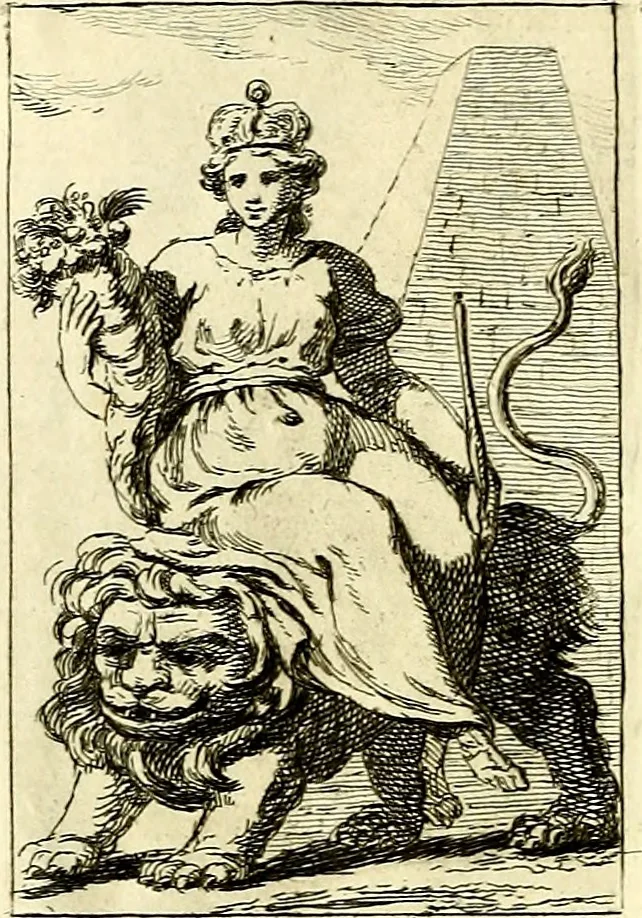 An illustration from Iconologie tirée de divers auteurs : ouvrage utile aux gens de lettres, aux poëtes, aux artistes, & généralement à tous les amateurs des beaux arts, 1759, leaf 175