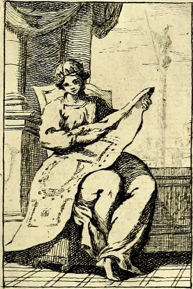 An illustration from Iconologie tirée de divers auteurs : ouvrage utile aux gens de lettres, aux poëtes, aux artistes, & généralement à tous les amateurs des beaux arts, 1759, leaf 176
