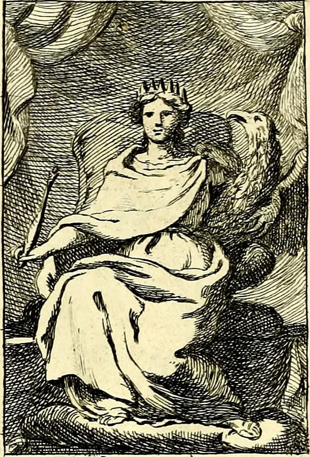 An illustration from Iconologie tirée de divers auteurs : ouvrage utile aux gens de lettres, aux poëtes, aux artistes, & généralement à tous les amateurs des beaux arts, 1759, leaf 177