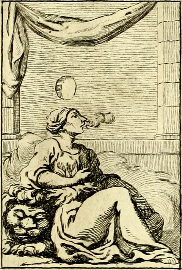 An illustration from Iconologie tirée de divers auteurs : ouvrage utile aux gens de lettres, aux poëtes, aux artistes, & généralement à tous les amateurs des beaux arts, 1759, leaf 18
