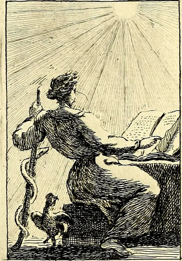 An illustration from Iconologie tirée de divers auteurs : ouvrage utile aux gens de lettres, aux poëtes, aux artistes, & généralement à tous les amateurs des beaux arts, 1759, leaf 183
