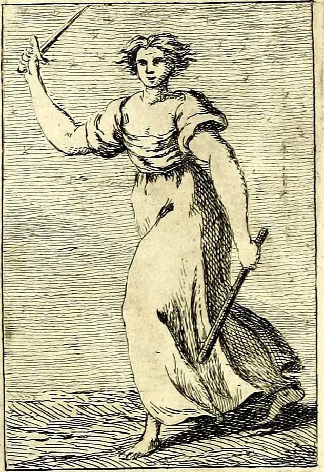 An illustration from Iconologie tirée de divers auteurs : ouvrage utile aux gens de lettres, aux poëtes, aux artistes, & généralement à tous les amateurs des beaux arts, 1759, leaf 189
