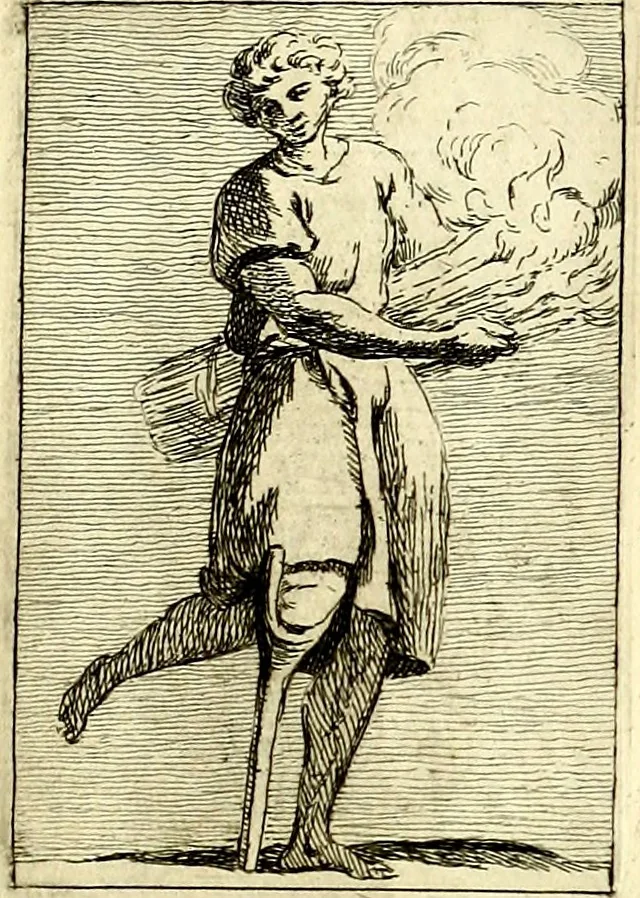 An illustration from Iconologie tirée de divers auteurs : ouvrage utile aux gens de lettres, aux poëtes, aux artistes, & généralement à tous les amateurs des beaux arts, 1759, leaf 190