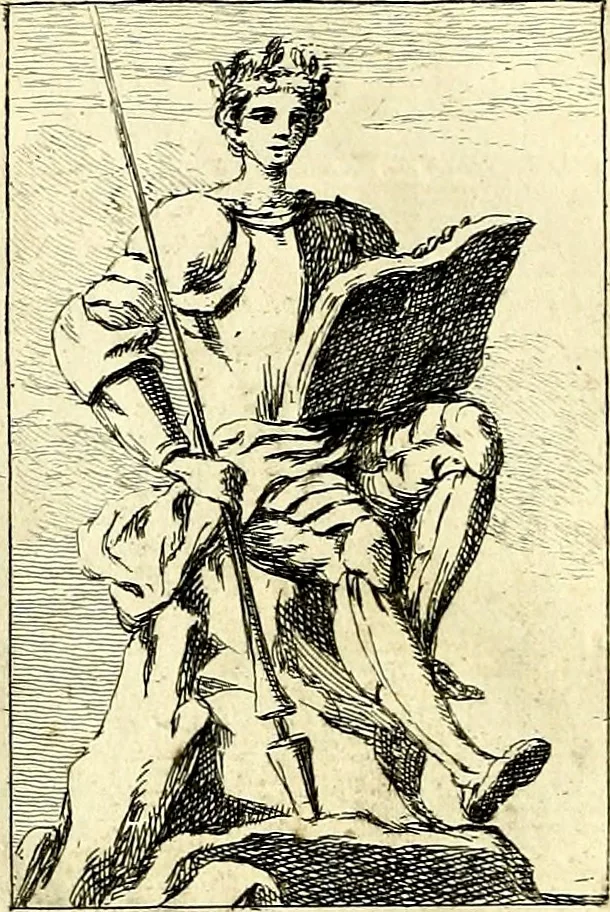 An illustration from Iconologie tirée de divers auteurs : ouvrage utile aux gens de lettres, aux poëtes, aux artistes, & généralement à tous les amateurs des beaux arts, 1759, leaf 191