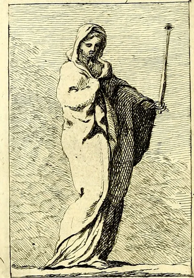 An illustration from Iconologie tirée de divers auteurs : ouvrage utile aux gens de lettres, aux poëtes, aux artistes, & généralement à tous les amateurs des beaux arts, 1759, leaf 193