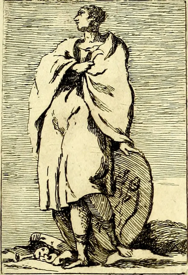 An illustration from Iconologie tirée de divers auteurs : ouvrage utile aux gens de lettres, aux poëtes, aux artistes, & généralement à tous les amateurs des beaux arts, 1759, leaf 196