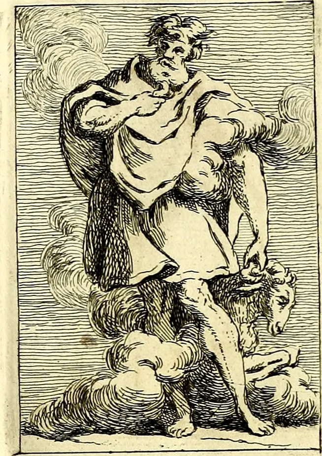 An illustration from Iconologie tirée de divers auteurs : ouvrage utile aux gens de lettres, aux poëtes, aux artistes, & généralement à tous les amateurs des beaux arts, 1759, leaf 197