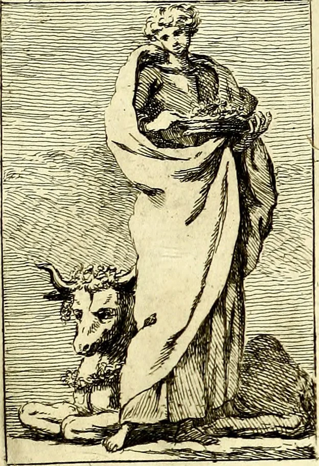 An illustration from Iconologie tirée de divers auteurs : ouvrage utile aux gens de lettres, aux poëtes, aux artistes, & généralement à tous les amateurs des beaux arts, 1759, leaf 198