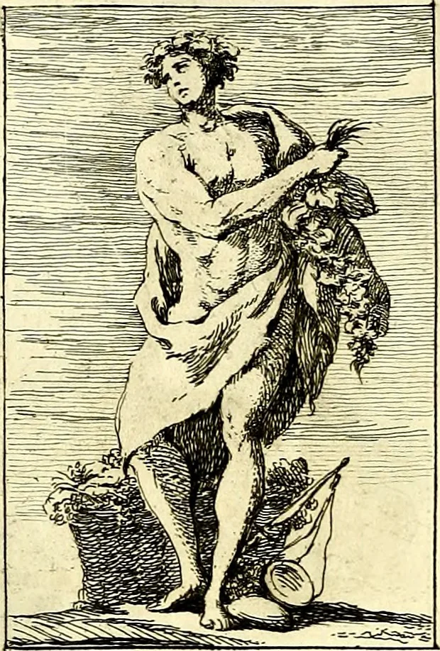 An illustration from Iconologie tirée de divers auteurs : ouvrage utile aux gens de lettres, aux poëtes, aux artistes, & généralement à tous les amateurs des beaux arts, 1759, leaf 203