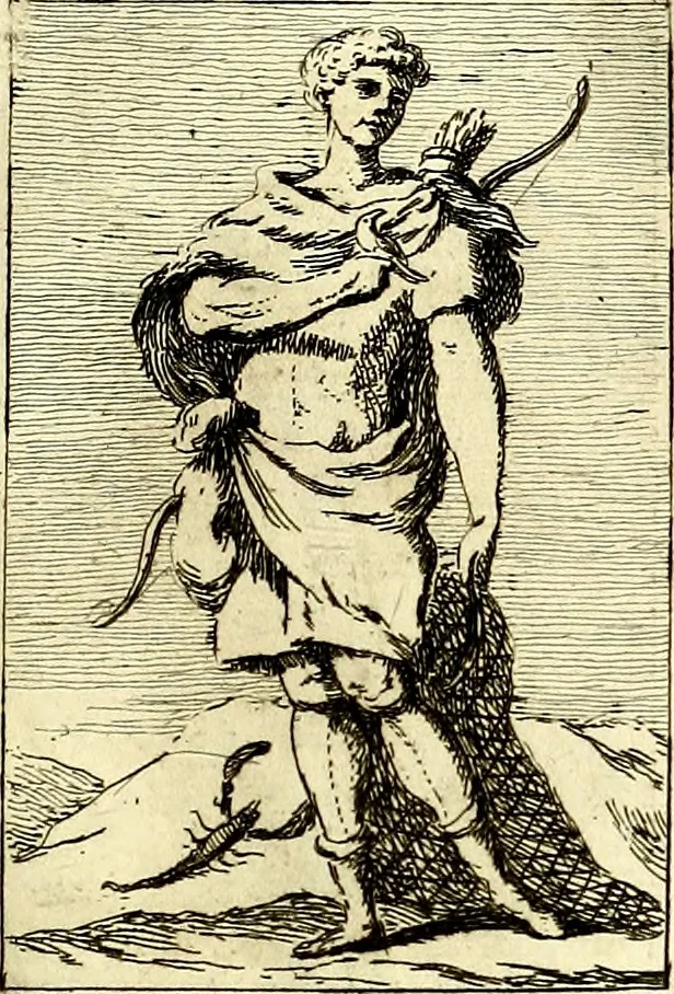 An illustration from Iconologie tirée de divers auteurs : ouvrage utile aux gens de lettres, aux poëtes, aux artistes, & généralement à tous les amateurs des beaux arts, 1759, leaf 204