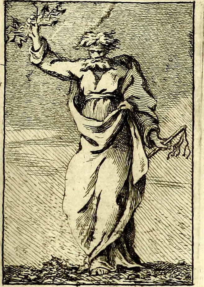An illustration from Iconologie tirée de divers auteurs : ouvrage utile aux gens de lettres, aux poëtes, aux artistes, & généralement à tous les amateurs des beaux arts, 1759, leaf 22