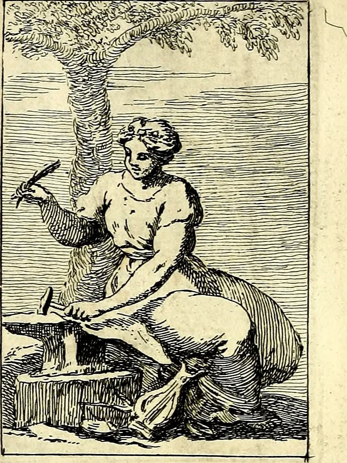 An illustration from Iconologie tirée de divers auteurs : ouvrage utile aux gens de lettres, aux poëtes, aux artistes, & généralement à tous les amateurs des beaux arts, 1759, leaf 225