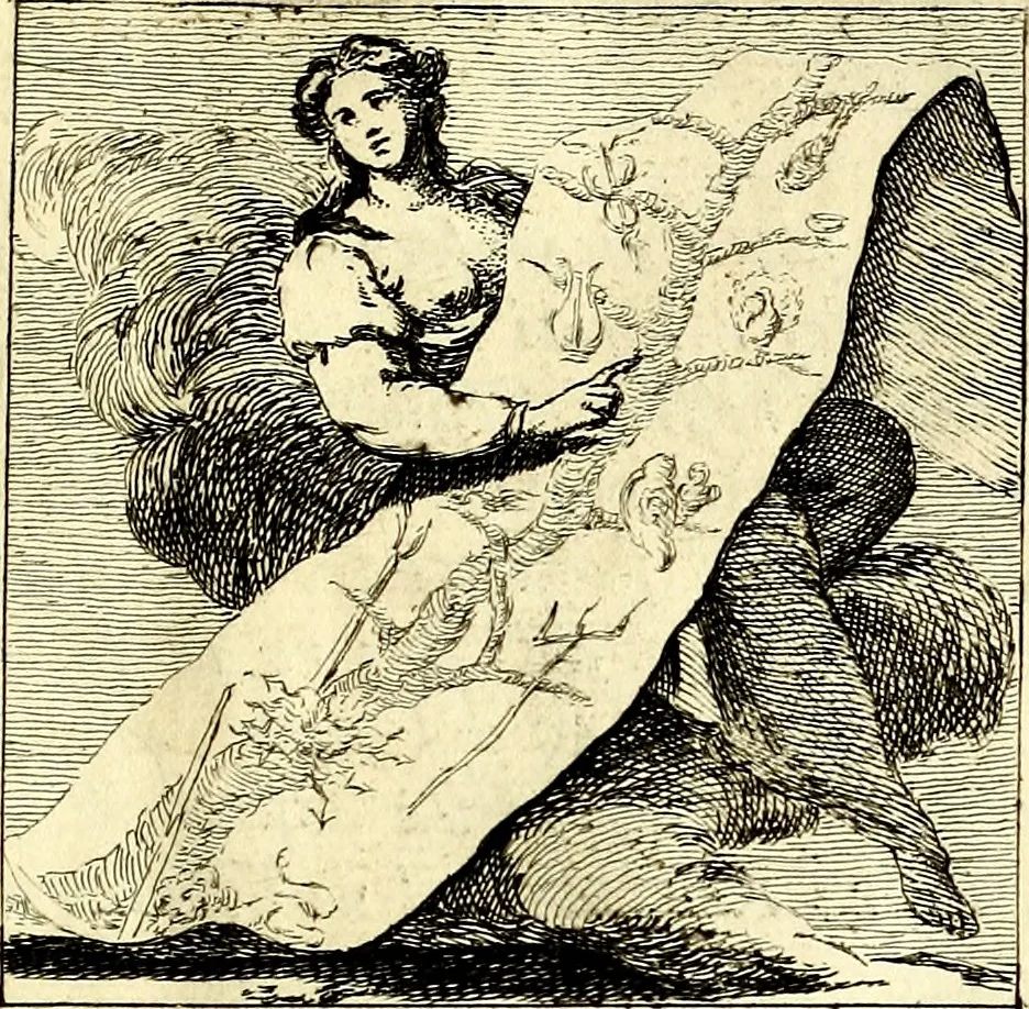 An illustration from Iconologie tirée de divers auteurs : ouvrage utile aux gens de lettres, aux poëtes, aux artistes, & généralement à tous les amateurs des beaux arts, 1759, leaf 226