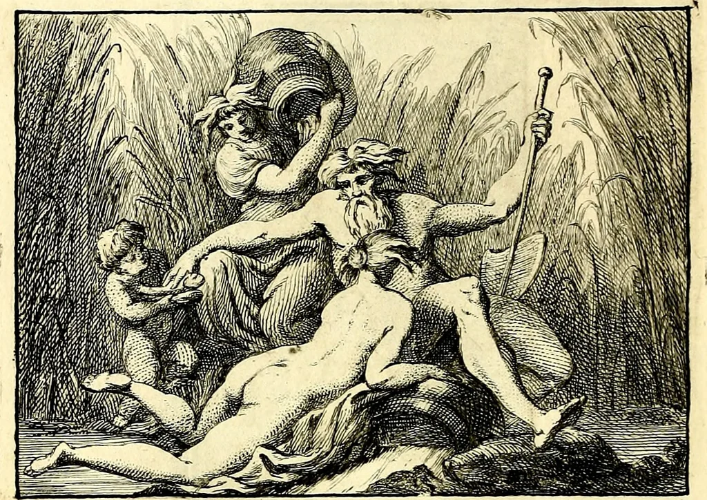 An illustration from Iconologie tirée de divers auteurs : ouvrage utile aux gens de lettres, aux poëtes, aux artistes, & généralement à tous les amateurs des beaux arts, 1759, leaf 23