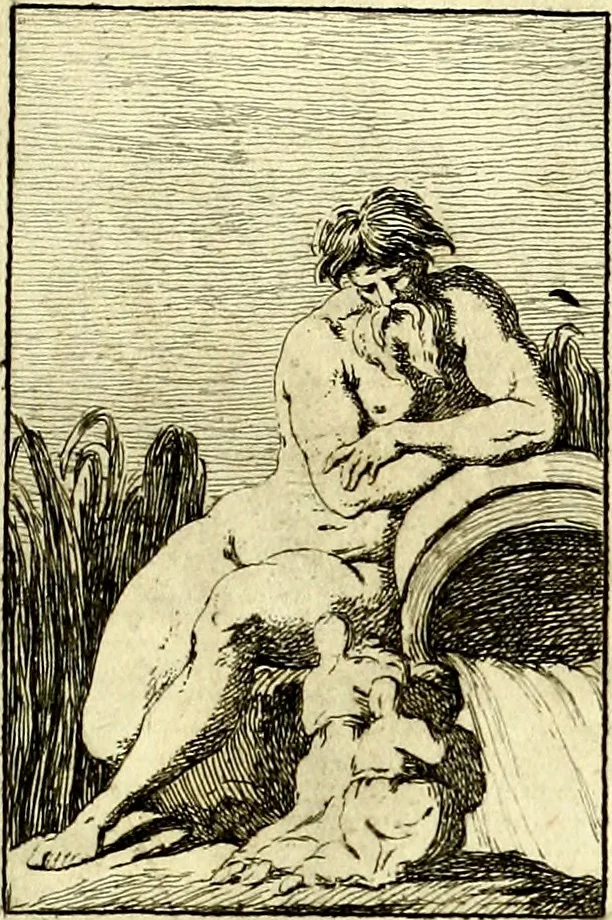 An illustration from Iconologie tirée de divers auteurs : ouvrage utile aux gens de lettres, aux poëtes, aux artistes, & généralement à tous les amateurs des beaux arts, 1759, leaf 26