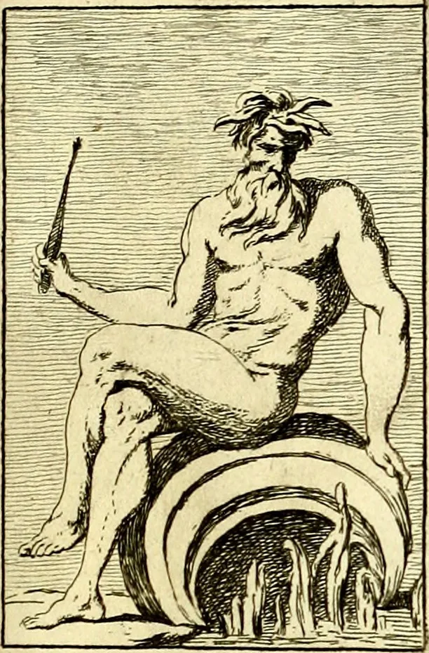 An illustration from Iconologie tirée de divers auteurs : ouvrage utile aux gens de lettres, aux poëtes, aux artistes, & généralement à tous les amateurs des beaux arts, 1759, leaf 28