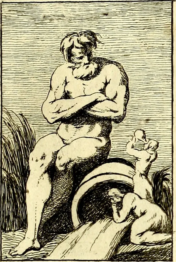 An illustration from Iconologie tirée de divers auteurs : ouvrage utile aux gens de lettres, aux poëtes, aux artistes, & généralement à tous les amateurs des beaux arts, 1759, leaf 30