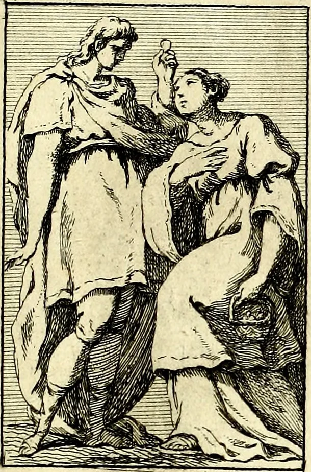 An illustration from Iconologie tirée de divers auteurs : ouvrage utile aux gens de lettres, aux poëtes, aux artistes, & généralement à tous les amateurs des beaux arts, 1759, leaf 32