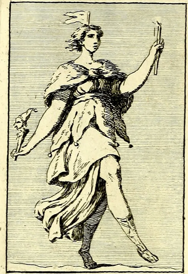 An illustration from Iconologie tirée de divers auteurs : ouvrage utile aux gens de lettres, aux poëtes, aux artistes, & généralement à tous les amateurs des beaux arts, 1759, leaf 33