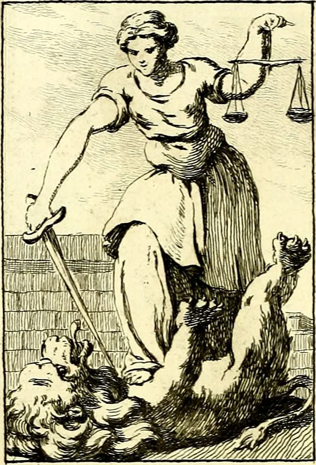 An illustration from Iconologie tirée de divers auteurs : ouvrage utile aux gens de lettres, aux poëtes, aux artistes, & généralement à tous les amateurs des beaux arts, 1759, leaf 35