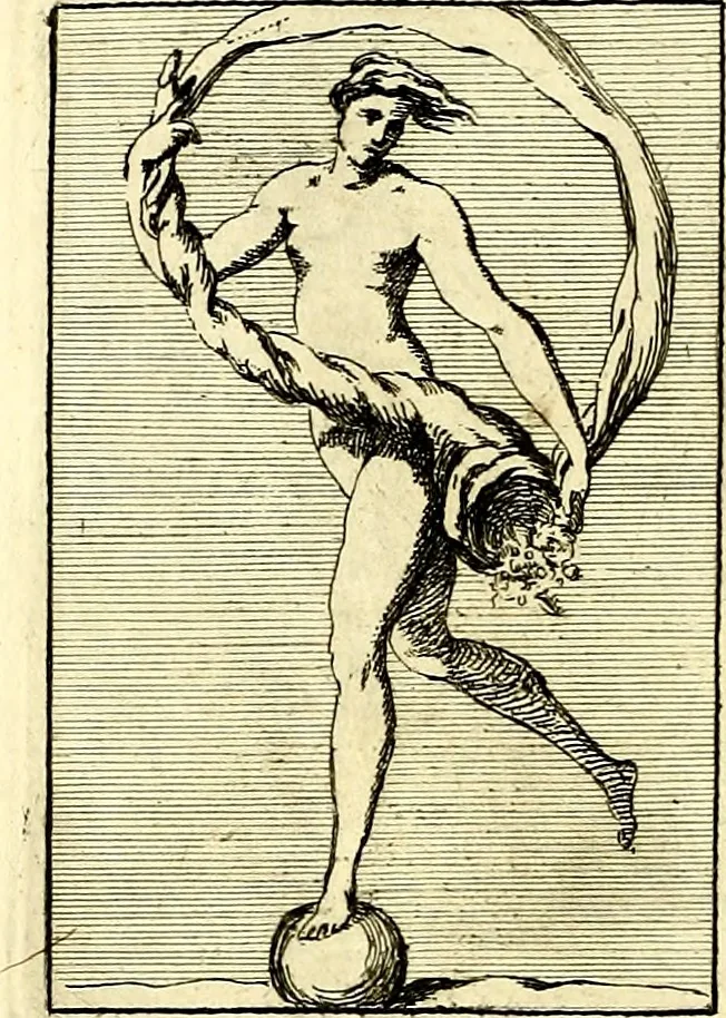 An illustration from Iconologie tirée de divers auteurs : ouvrage utile aux gens de lettres, aux poëtes, aux artistes, & généralement à tous les amateurs des beaux arts, 1759, leaf 37