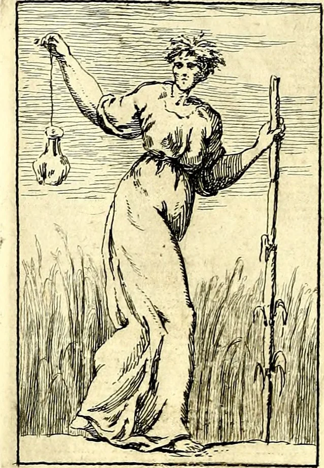 An illustration from Iconologie tirée de divers auteurs : ouvrage utile aux gens de lettres, aux poëtes, aux artistes, & généralement à tous les amateurs des beaux arts, 1759, leaf 39
