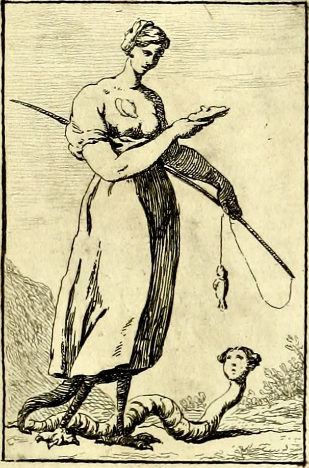 An illustration from Iconologie tirée de divers auteurs : ouvrage utile aux gens de lettres, aux poëtes, aux artistes, & généralement à tous les amateurs des beaux arts, 1759, leaf 40