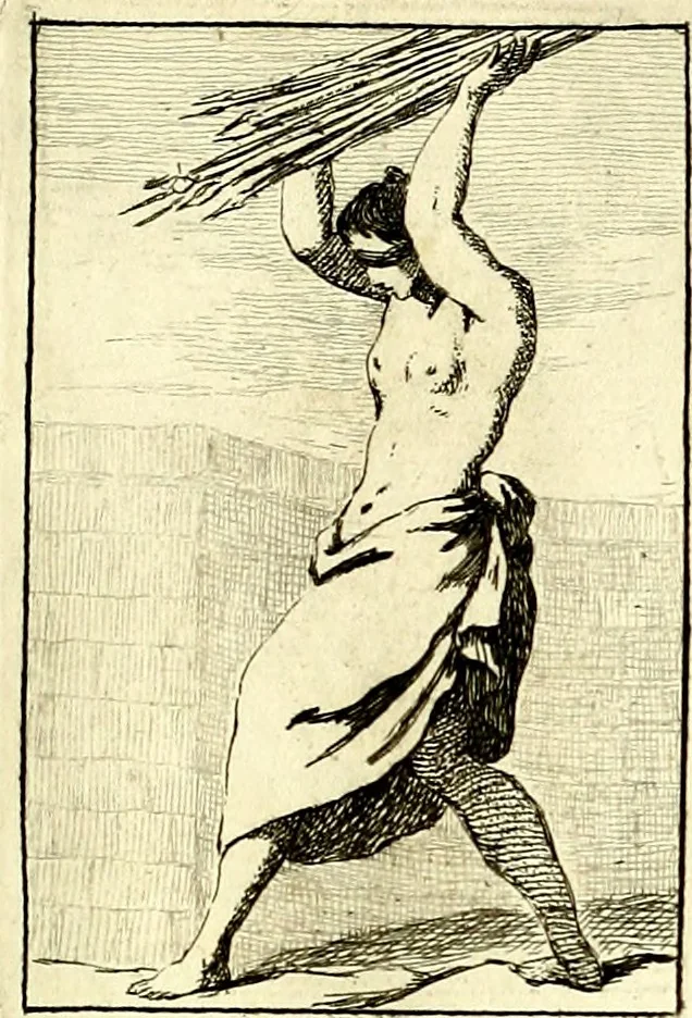 An illustration from Iconologie tirée de divers auteurs : ouvrage utile aux gens de lettres, aux poëtes, aux artistes, & généralement à tous les amateurs des beaux arts, 1759, leaf 42