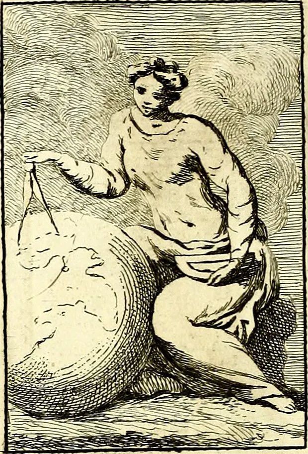 An illustration from Iconologie tirée de divers auteurs : ouvrage utile aux gens de lettres, aux poëtes, aux artistes, & généralement à tous les amateurs des beaux arts, 1759, leaf 51
