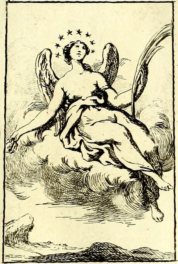 An illustration from Iconologie tirée de divers auteurs : ouvrage utile aux gens de lettres, aux poëtes, aux artistes, & généralement à tous les amateurs des beaux arts, 1759, leaf 54