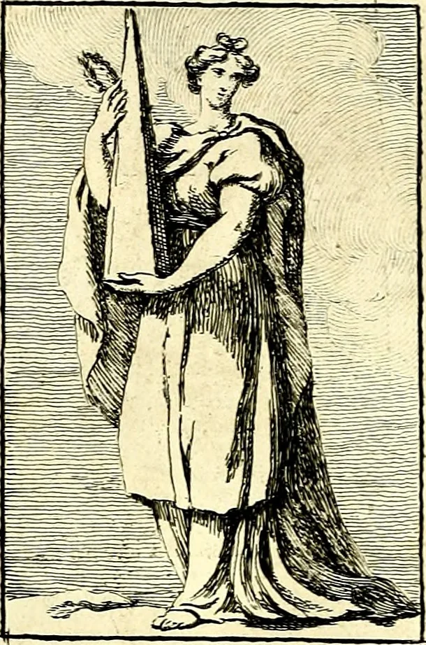 An illustration from Iconologie tirée de divers auteurs : ouvrage utile aux gens de lettres, aux poëtes, aux artistes, & généralement à tous les amateurs des beaux arts, 1759, leaf 55